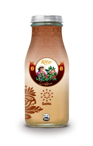 280ml  Coffee Latte Glass bottle1